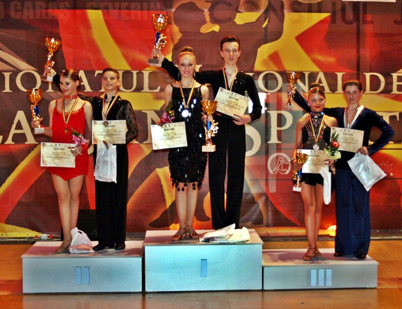 Sătmăreni câştigători la Campionatul național dans sportiv
