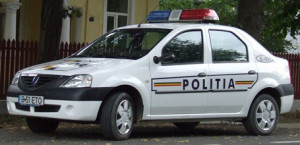 masina politie logan