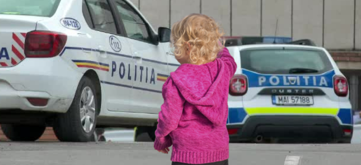 Băiețel de 6 ani, pierdut și regăsit rapid cu ajutorul poliției, în mai puțin de 10 minute
