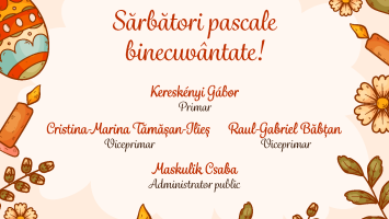 Felicitare Primăria Satu Mare