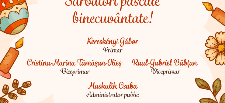 Felicitare Primăria Satu Mare