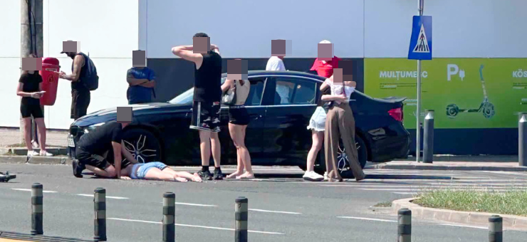 accident trotineta mall satu mare